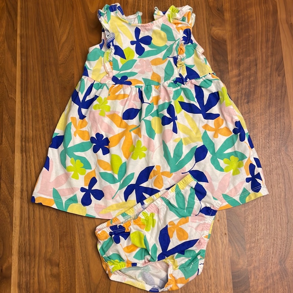 Carter’s Floral Dress, Size 12 mos